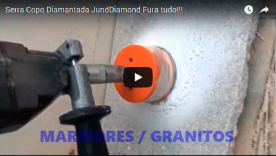 Serra Copo Diamantada JundDiamond Fura tudo!!!